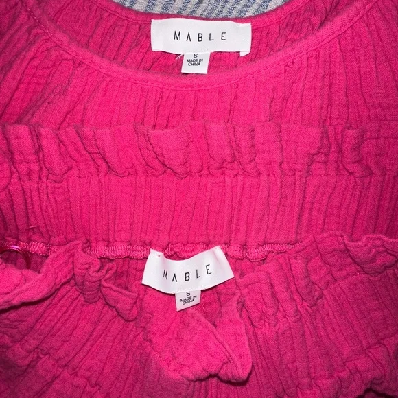 Mable Hot Pink Two Piece - Picture 3 of 3